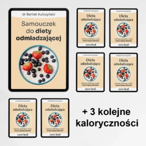 dieta odmładzająca jadłospis, ebook, jak się odmłodzić dr Bartek Kulczyński